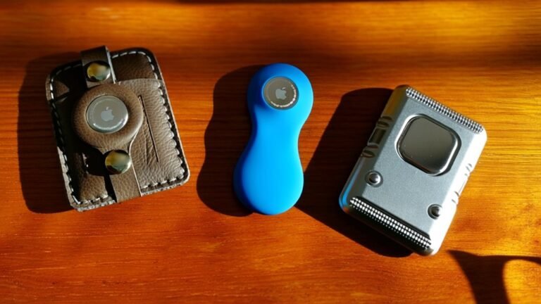 stylish luggage tracker holders