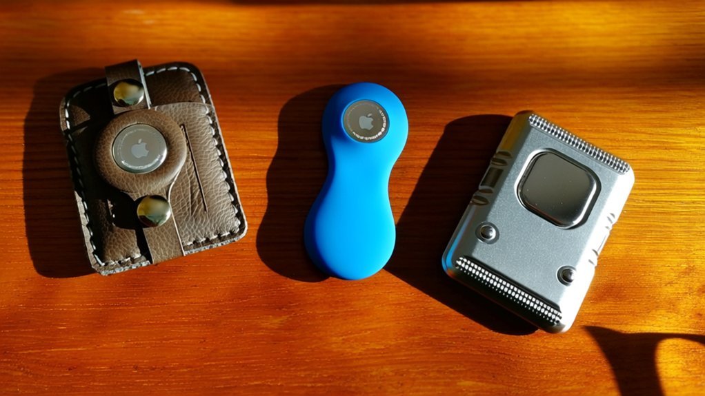 stylish luggage tracker holders