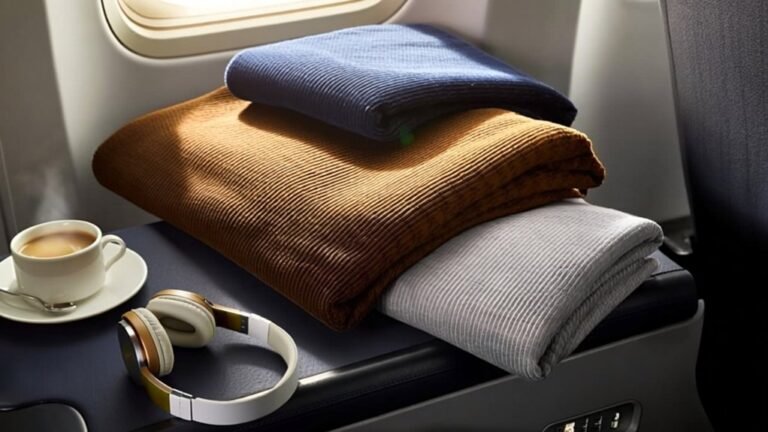 top airplane travel blankets