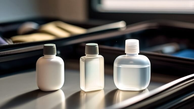 travel friendly leakproof toiletry bottles