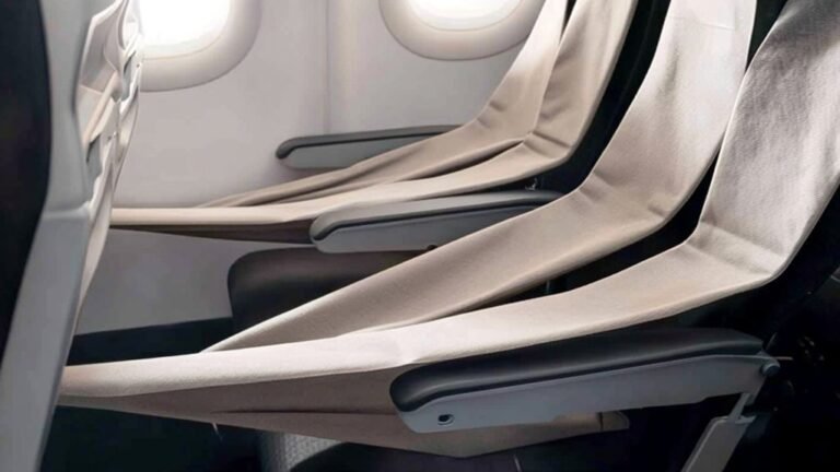 airplane foot hammock options