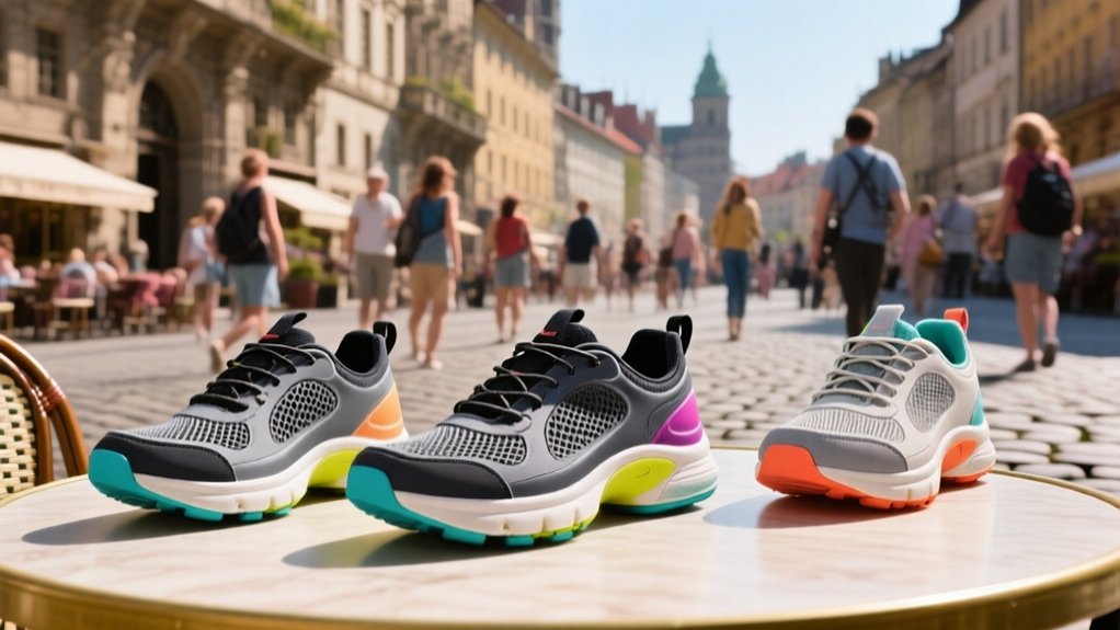 comfortable walking shoes selection