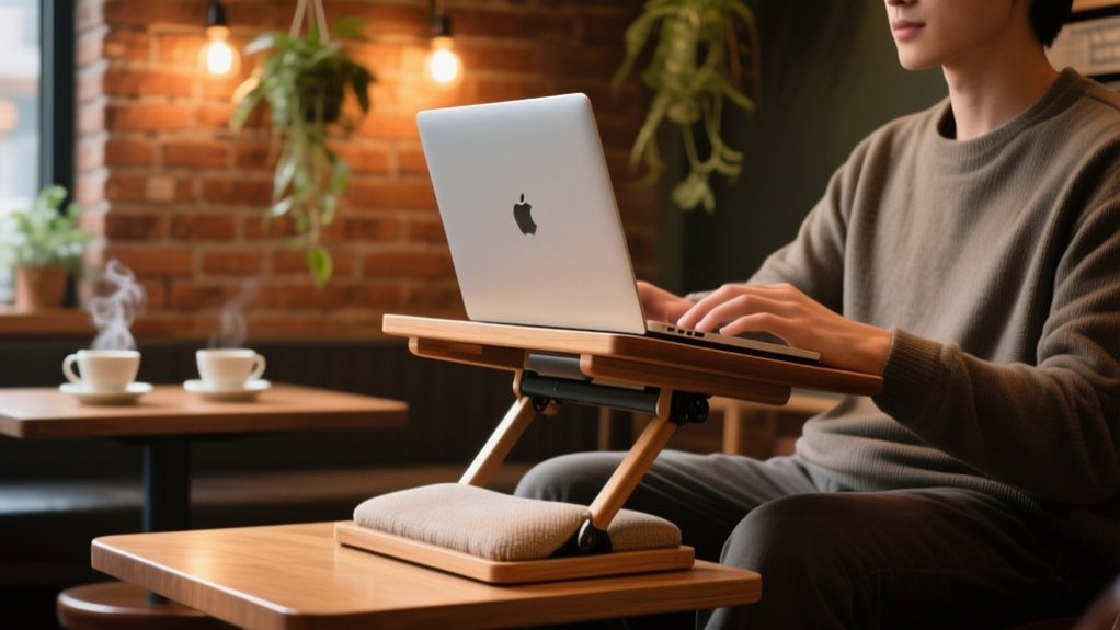 optimal coffee shop lap stands