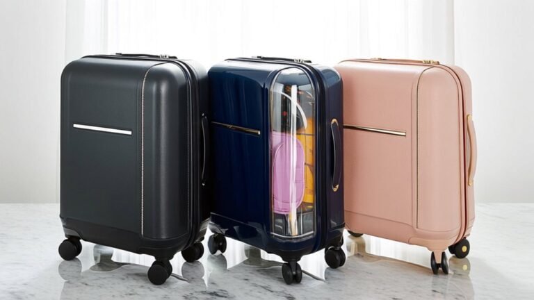 stylish convenient weekend suitcases