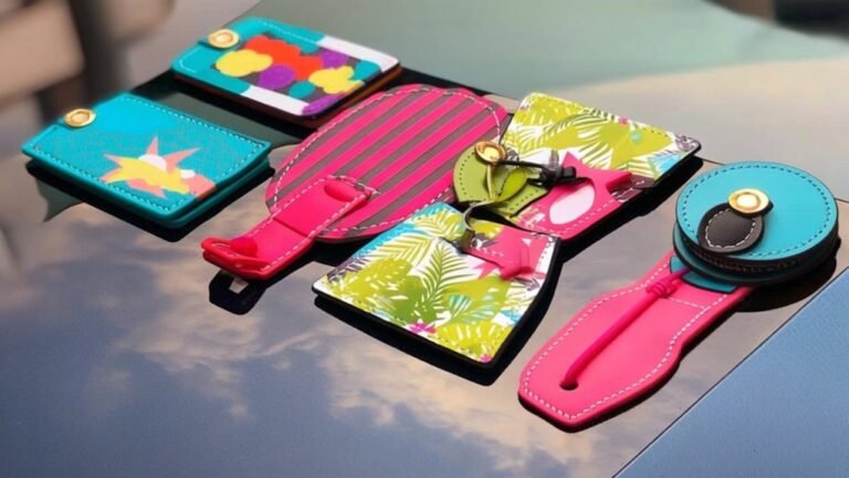 stylish luggage identification sets