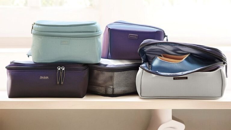 stylish travel shoe storage