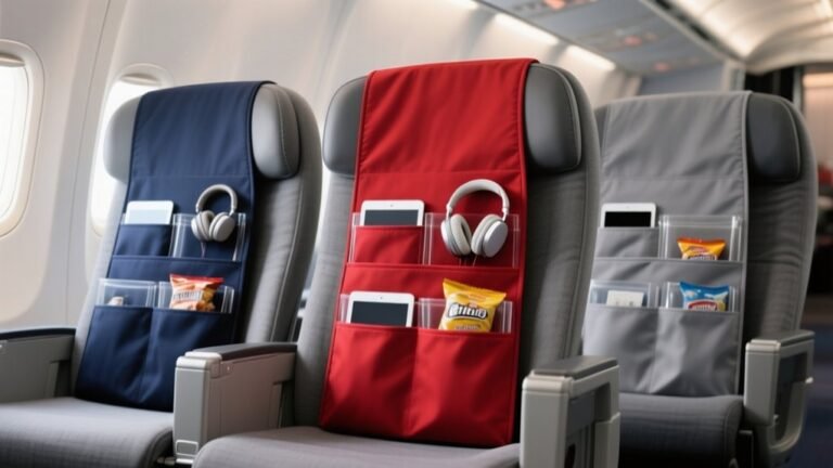 top airplane seat organizers
