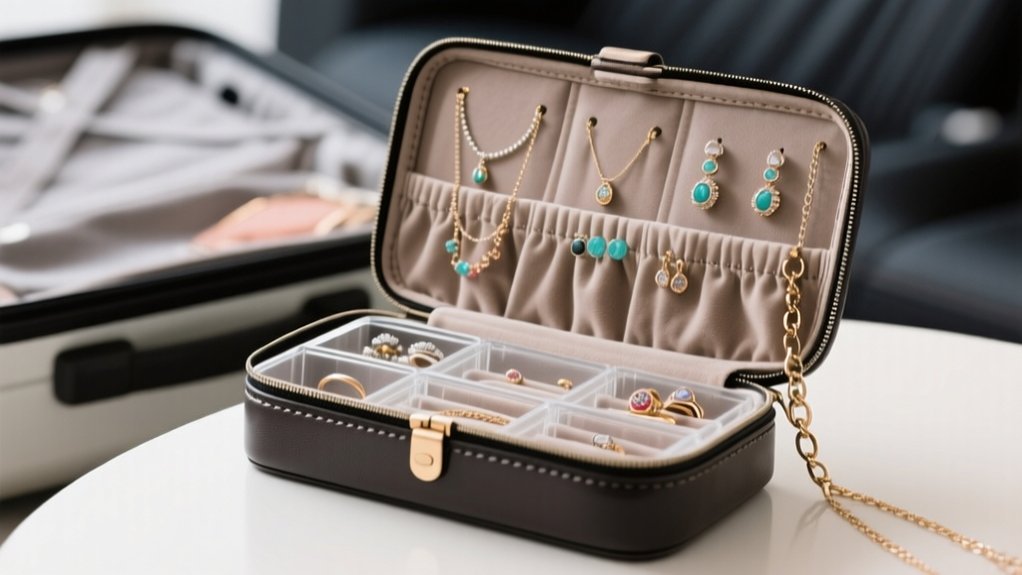 travel jewelry organizer options