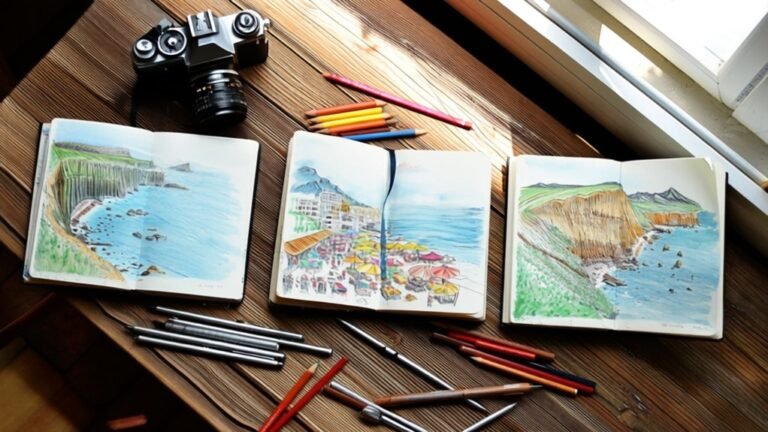 travel sketchbook suggestions