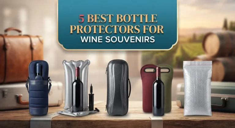 5 Best Bottle Protectors for Wine Souvenirs: Travel-Ready