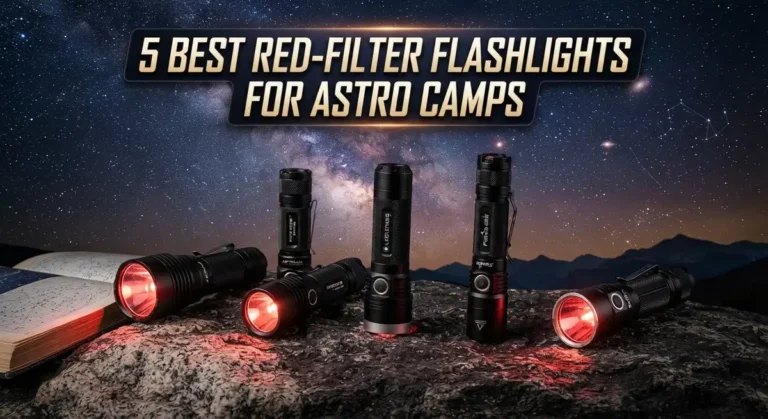 5 Best Red-Filter Flashlights for Astro Camps: Top Picks