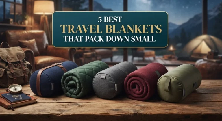 5 Best Travel Blankets That Pack Down Small: Top Picks