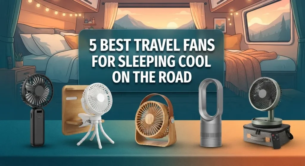 5 Best Travel Fans for Sleeping Cool on the Road in 2026 100