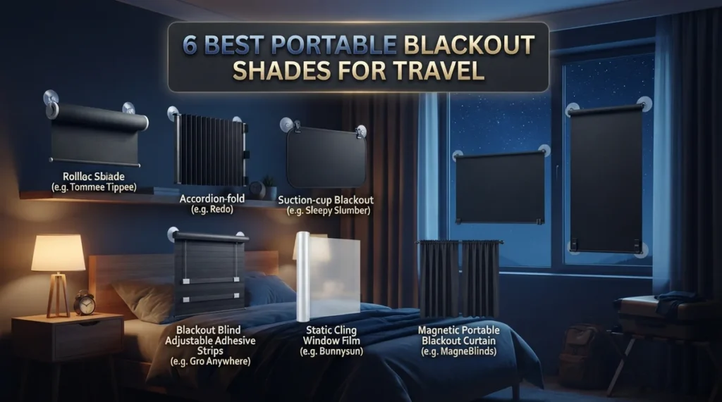 6 Best Portable Blackout Shades for Travel: Buyer's Guide 124
