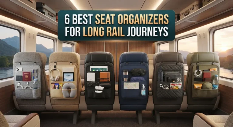 6 Best Seat Organizers for Long Rail Journeys