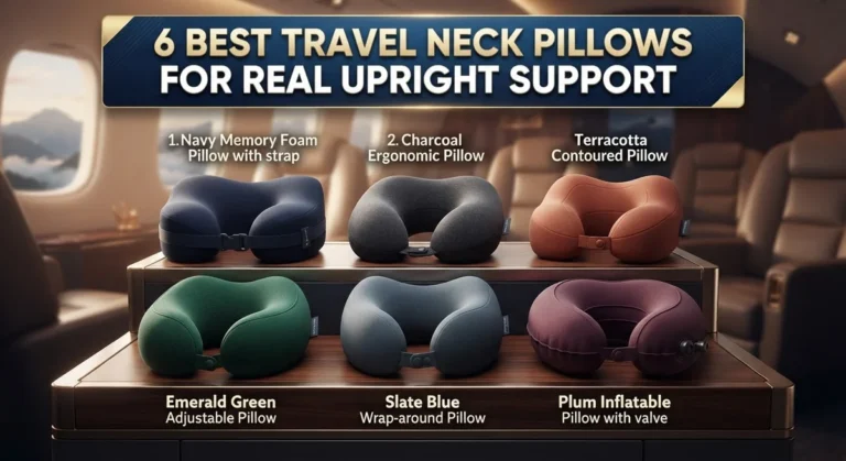 6 Best Travel Neck Pillows for Real Upright Support