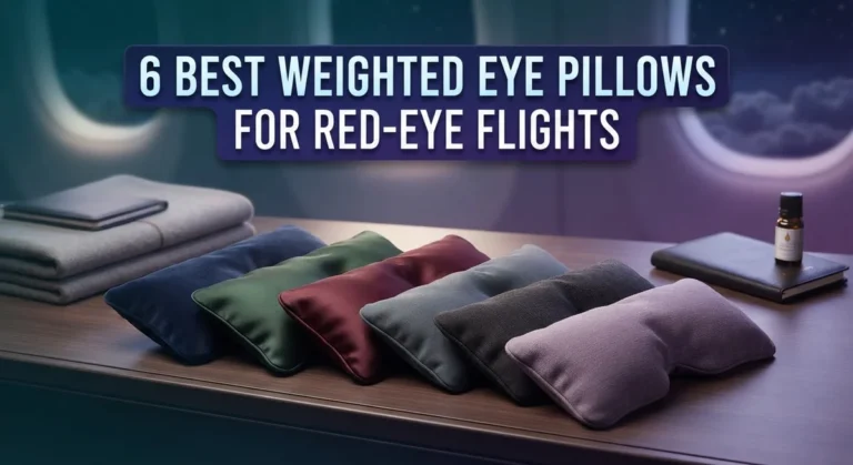 6 Best Weighted Eye Pillows for Red-Eye Flights: Sleep Masks