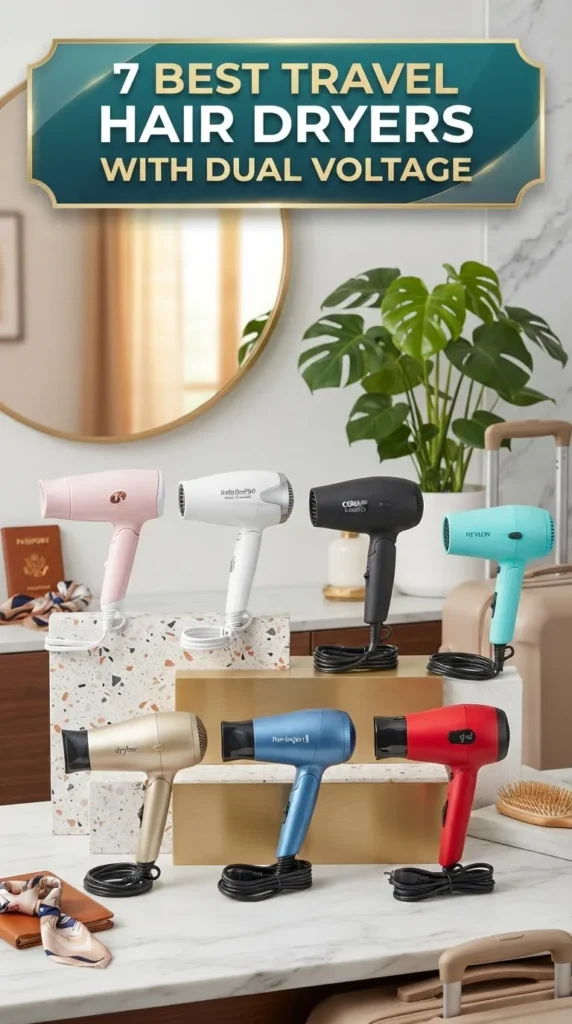 7 Best Travel Hair Dryers With Dual Voltage for Every Budget 109