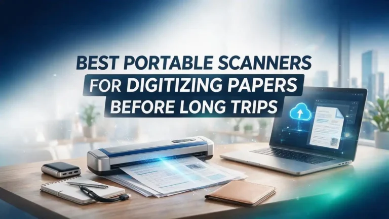 7 Best Portable Scanners for Digitizing Papers Before Long Trips