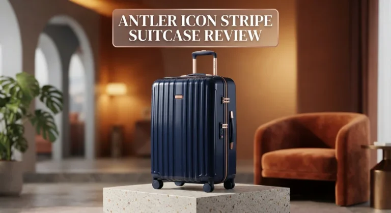 Antler Icon Stripe Suitcase Review: Expandable Carry-On Luggage Analysis