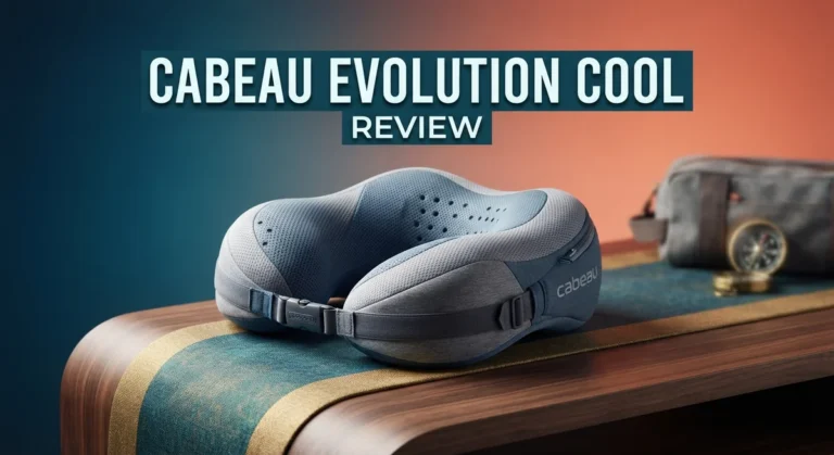 Cabeau Evolution Cool Review: Cooling Travel Pillow for Neck Support