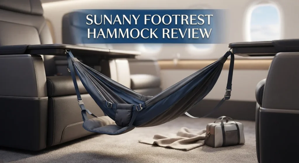 Sunany Footrest Hammock Review: Best Travel Foot Support for Long Flights 98