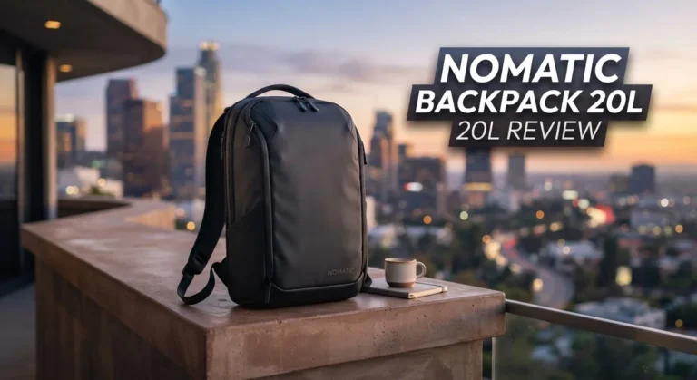 NOMATIC 20L Backpack Review: Build Quality, Organization, and Travel Versatility