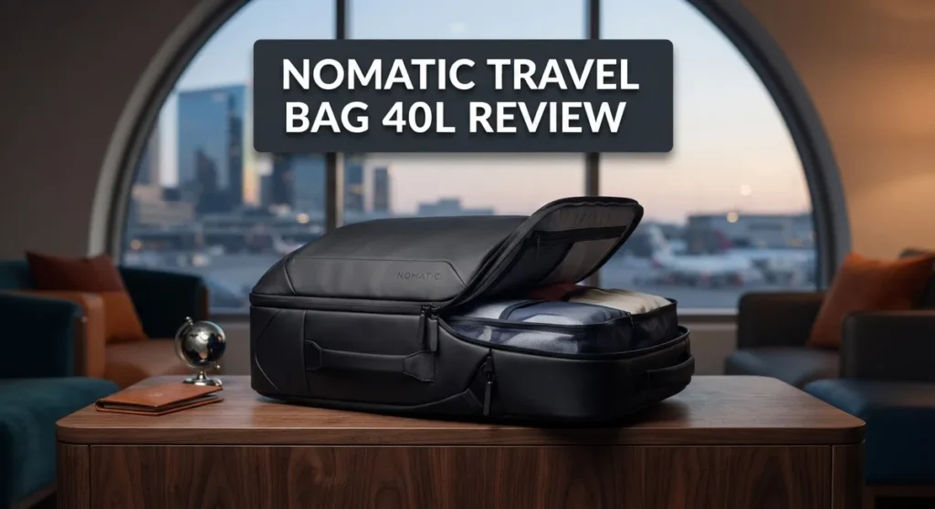 NOMATIC Travel Bag 40L Review: Hybrid Backpack for Carry-On Travel 120
